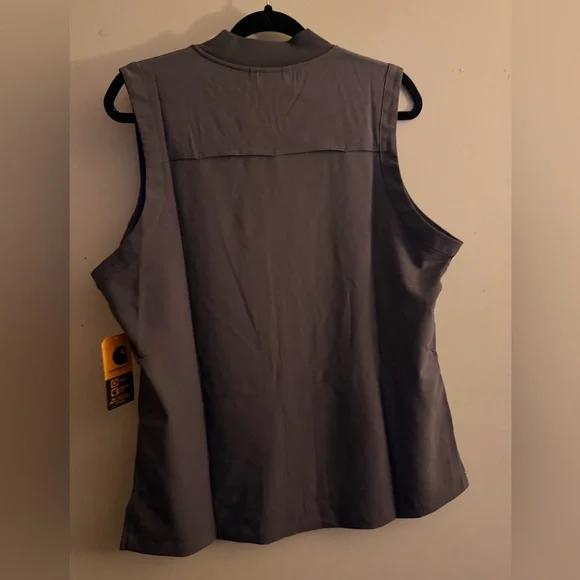 Carhartt Women's Black Zip-Front Work Vest - Picture 5 of 7